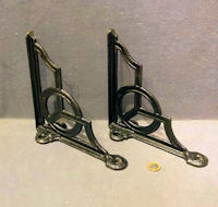 Pair of Cast Iron Shelf Brackets B142