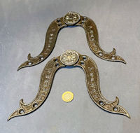 Pair of Cast Iron Step Ladder Hinges H70