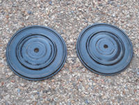 Pair of Circular Cast Iron Wall Ties WT1 