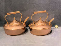 Pair of Copper Kettles
