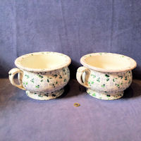 Pair of Decorated Chamberpots CP106
