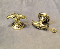 Pair of Decorative Brass Door Handles DH766