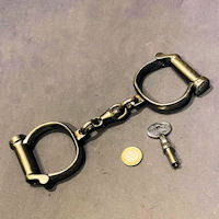 Pair of Dowler Wrought Iron Handcuffs