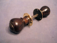 Pair of Ebony Door Handles DH660