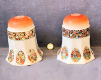 Pair of Glass Lamp Shades S653