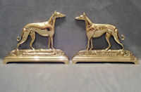 Pair of Greyhound Mantel Ornaments