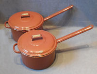 Pair of Judge Enamel Saucepans SP178