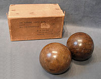 Pair of Lignum Vitae Bowling Woods SG160