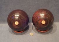 Pair of Lignum Vitae Bowling Woods SG204