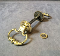 Pair of Period Brass Door Handles DH838 
