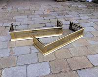 Pair of Pierced Brass Fenders