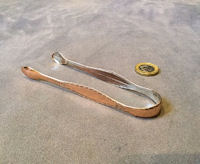 Pair of Sheffield Plated Copper Sugar Tongs ST1