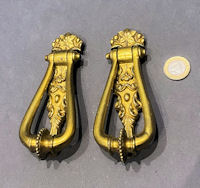 Pair of Small Brass Door Knockers DK415
