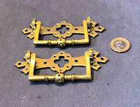 Pair of Brass Drawer Pulls CK572