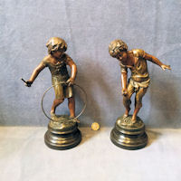 Pair of Spelter Figures