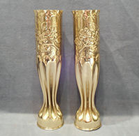 Pair of Trench Art Shell Cases