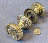 Pair of WT&S Brass Door Handles DH1225