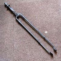 Pair of Wrought Iron Fireside Tongs F701