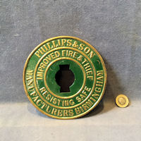 Phillips & Son Brass Safe Plate SP188
