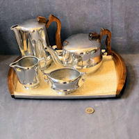 Picquot Ware 5 Piece Tea Set TP37