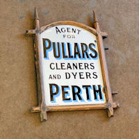 Pullars Dye Works Hanging Enamel Sign S394