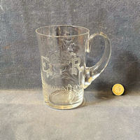 Queen Elizabeth Coronation Glass Tankard CC251