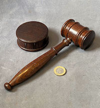 Rosewood Gavel & Base G14