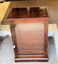 Rowland Ward 10 Drawer Collectors Cabinet