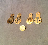 Run of Brass Keyhole Covers, 4 available KC434