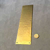 Hammered Brass Fingerplate, 3 available FP266