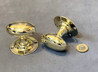 Run of Oval Door Handles, 6 pairs available DH1146