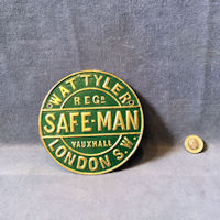 Safe-Man Brass Safe Plate SP194