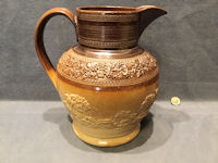 Large Salt Glazed Harvest Jug J155