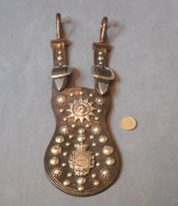 Scottish Nickel and Leather Breastplate