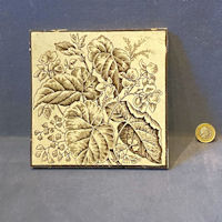 Sepia Floral Ceramic Tile, 3 available T210