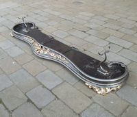 Serpentine Shaped Burnished Steel Fender