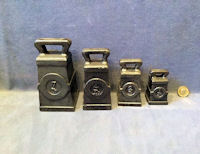 Set of 4 Cast Iron Weights W304