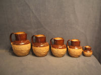 Set of 5 Doulton Harvest Jugs