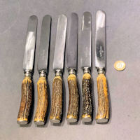 Set of 6 Sheffield Steel Dinner Knives