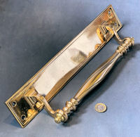 Single Brass Door Pull DP567