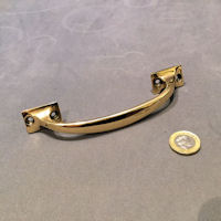 Single Brass Door Pull DP576