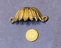 Single Brass Drawer Cup Handles CK594