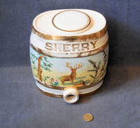 Small Ceramic Sherry Barrel