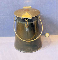 Steel & Brass Dairy Can DP279