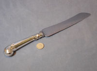 Steel Bread Knife with Nickel Grip BK20