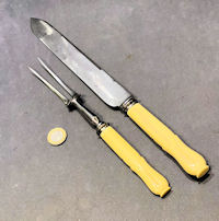 Steel Carving Knife & Fork CS61