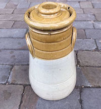 Stoneware Butter Churn