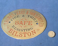 T. Perry Brass Safe Plate SP140