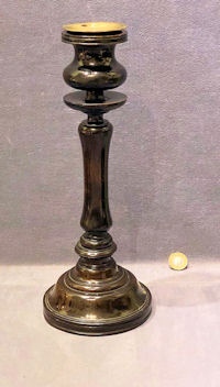 Tall Ebony Candlestick CS231