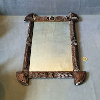 Tramp Art Wall Mirror